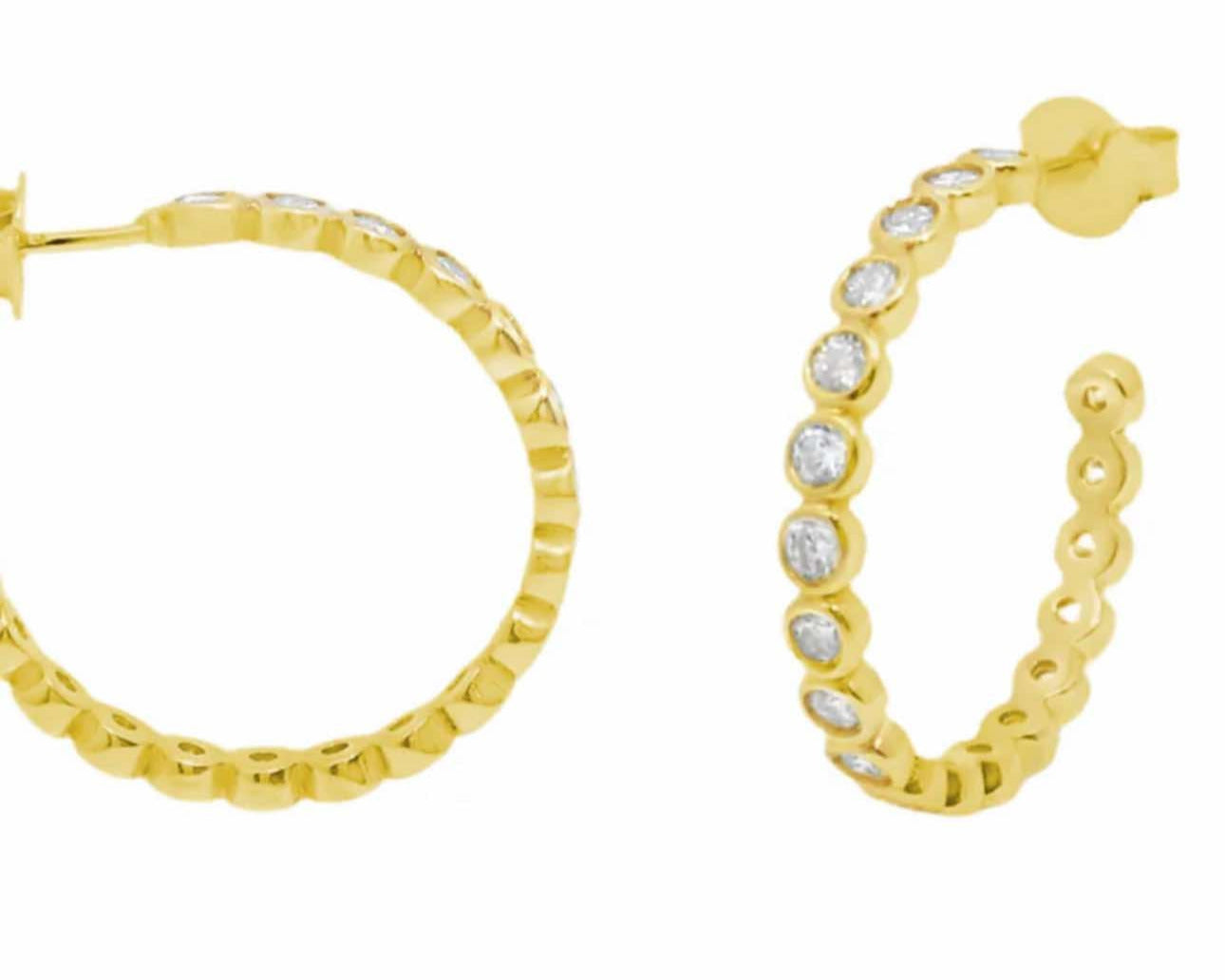 Open Hoop Earrings