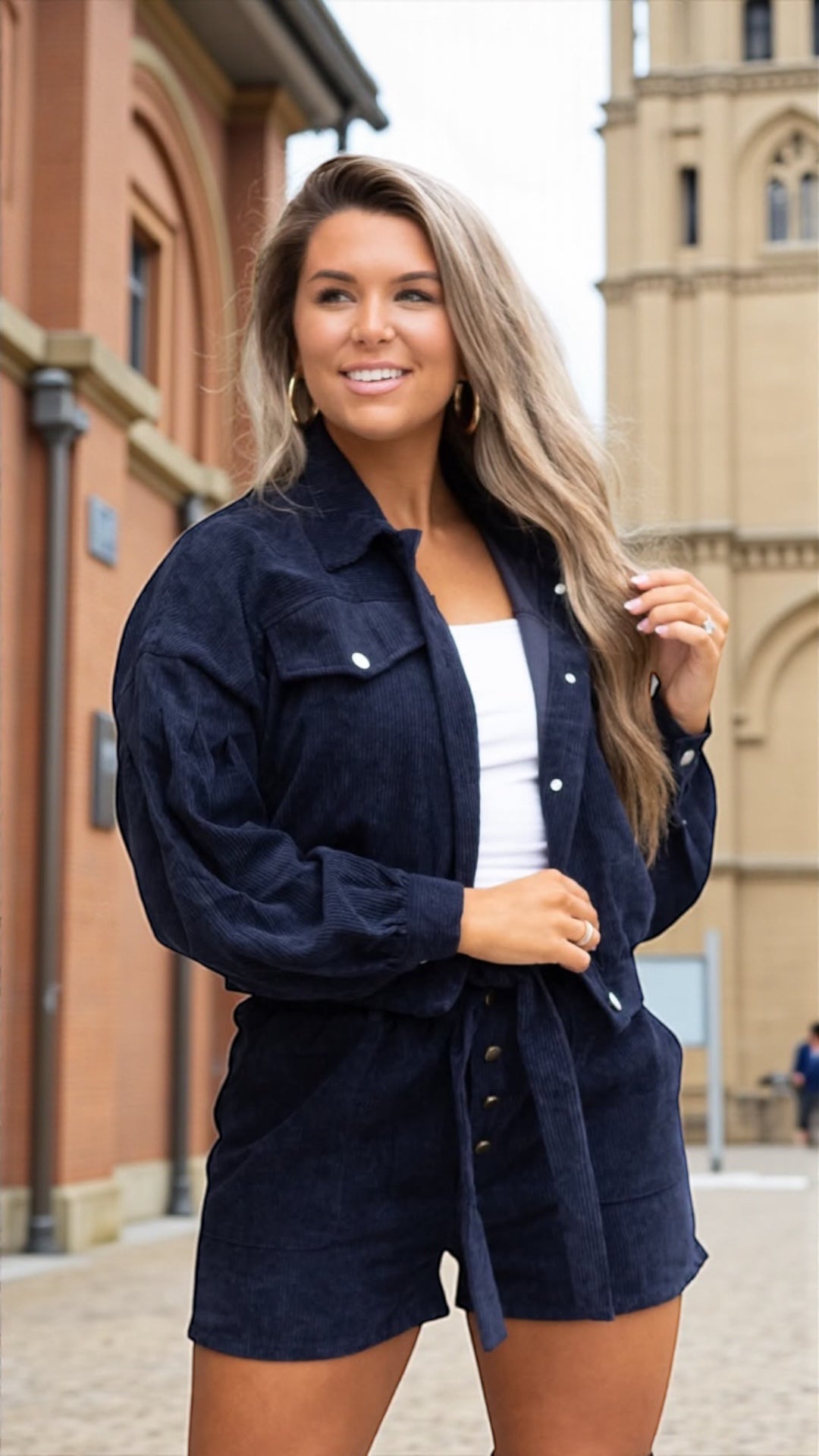 Navy Date Night Set