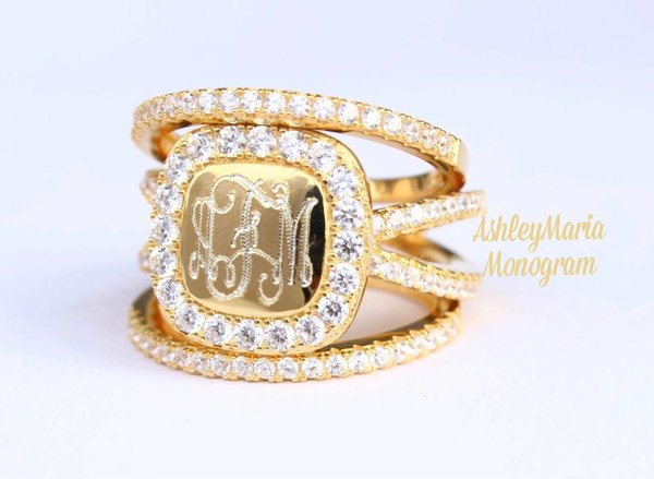 Anastasia Ring Yellow Gold