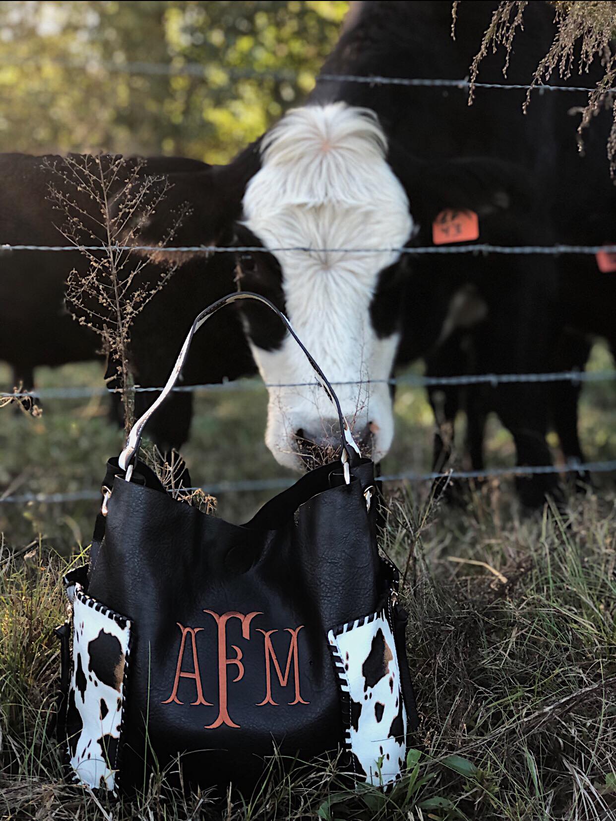 Black Cow Purse