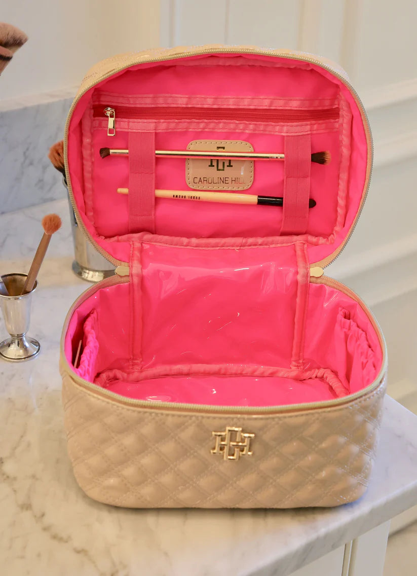 Quilted Large Make up Tote
