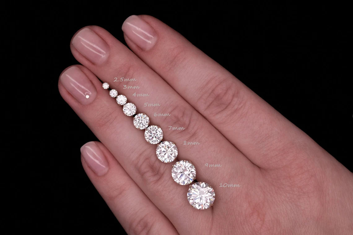 Asscher Cut Square Moissanite Earrings