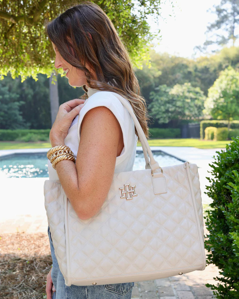 Quilted Pearl Purse