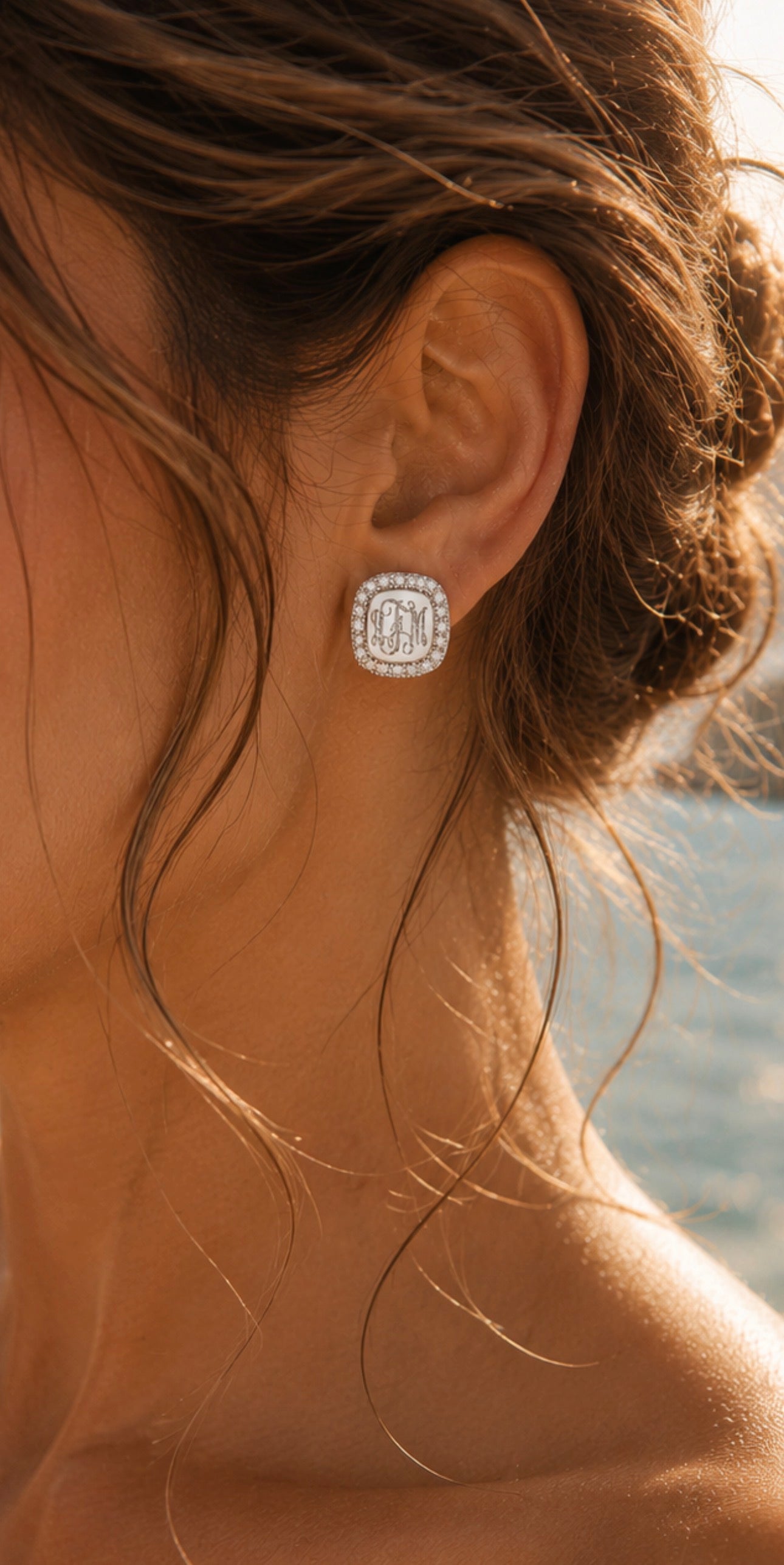 Anastasia Earrings Sterling Silver
