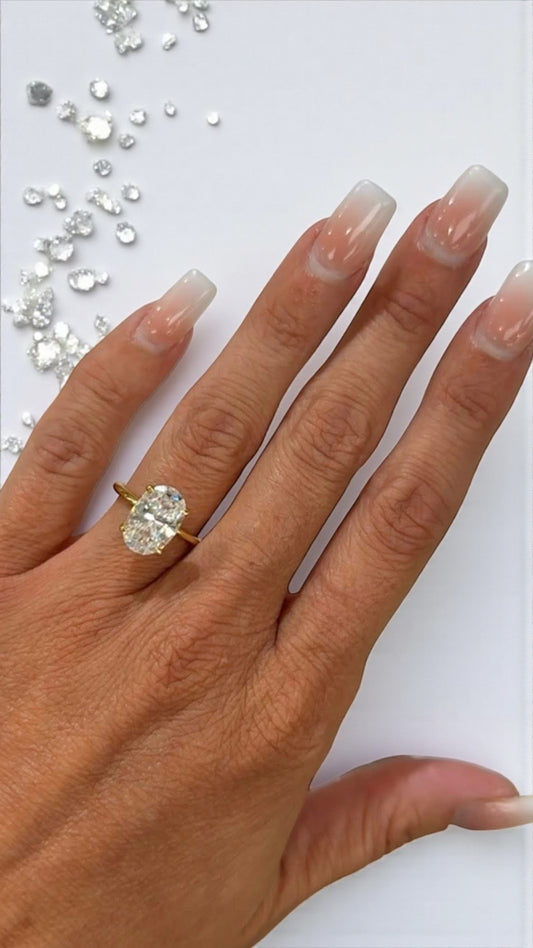 4.5 Ct Oval Ring