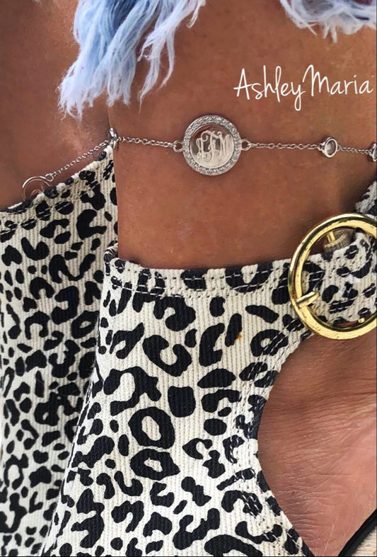 Cubic Zirconia Anklet