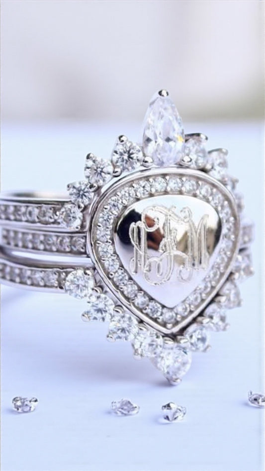 Crystal Pear CZ Set