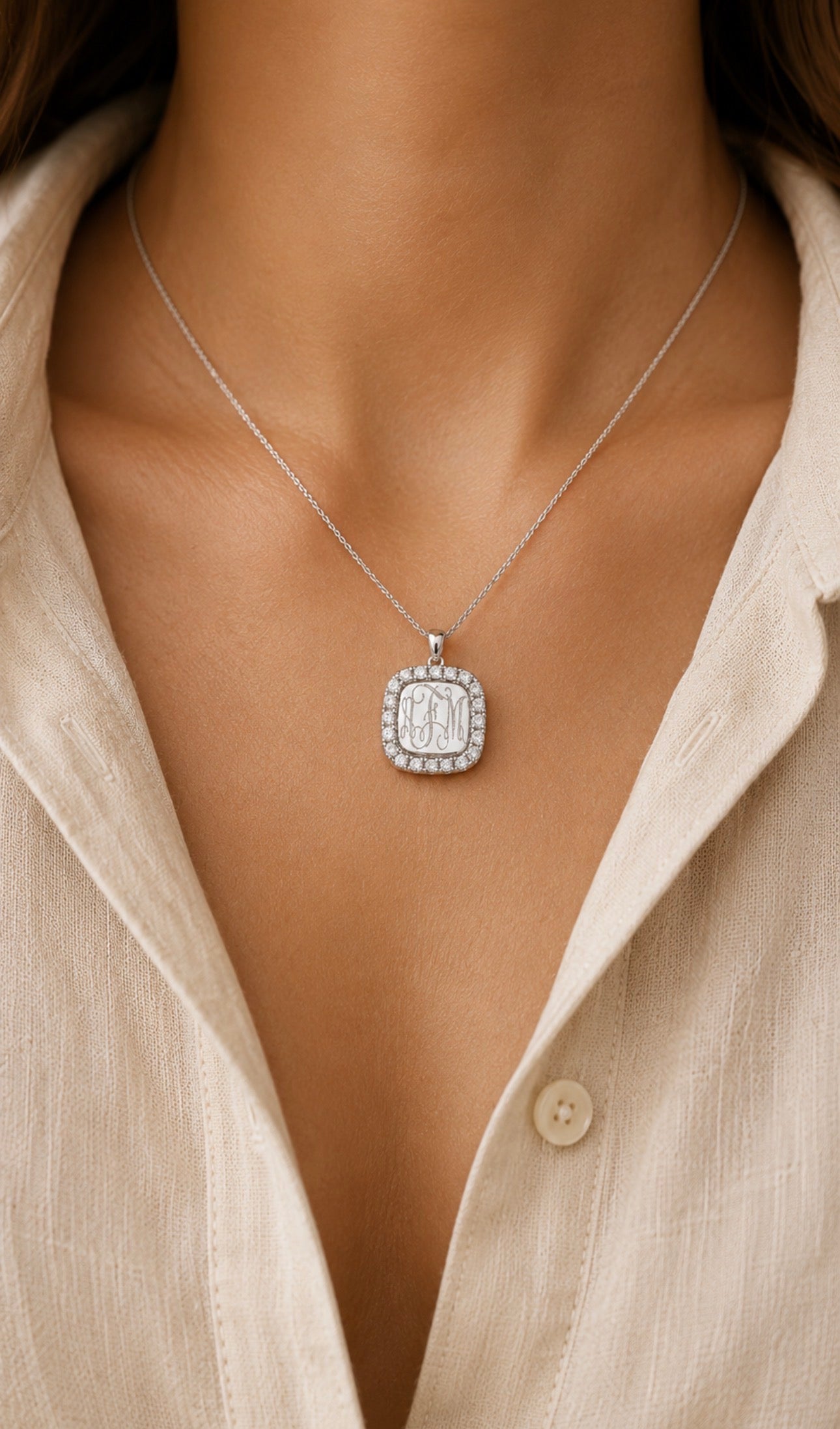 Anastasia Sterling Silver Necklace