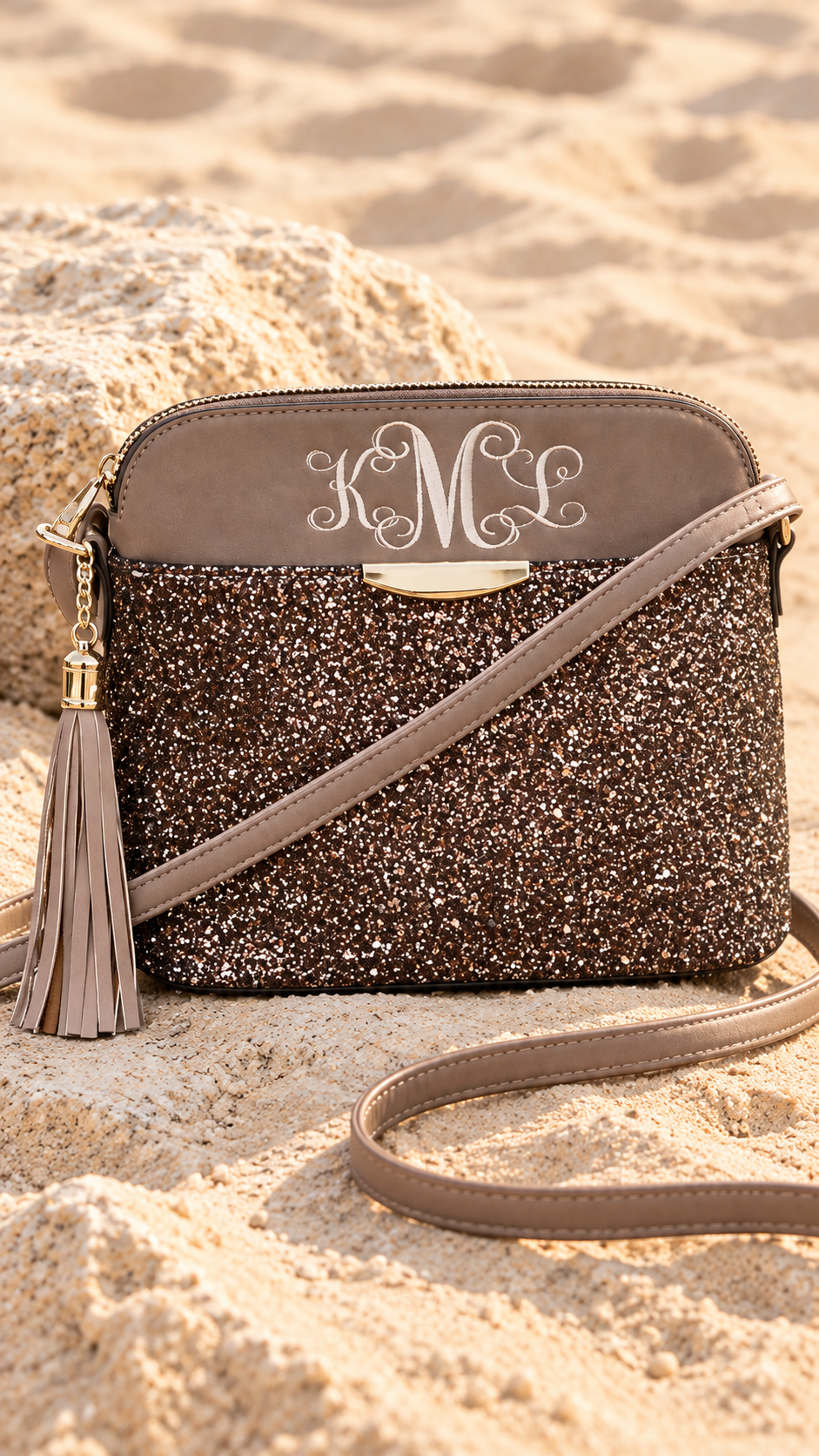 Tiffany Taupe Crossbody