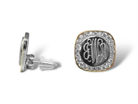 Allure Two-Toned Earrings