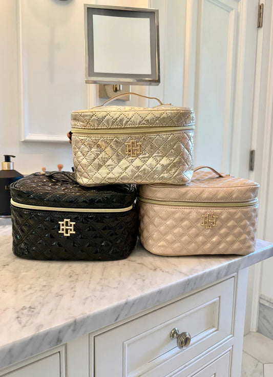 Quilted Large Make up Tote