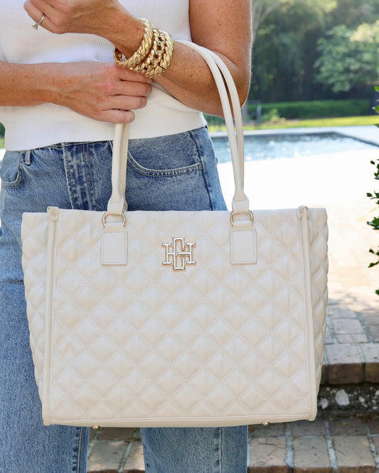 Quilted Pearl Purse